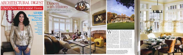 Architectural Digest July 2010: Campion Platt Dances with History