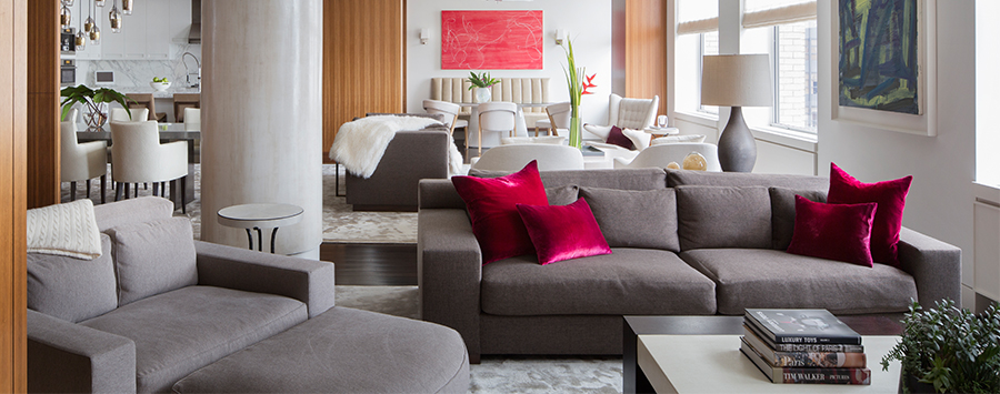 Madison Square Apartment 5 - Living Room 