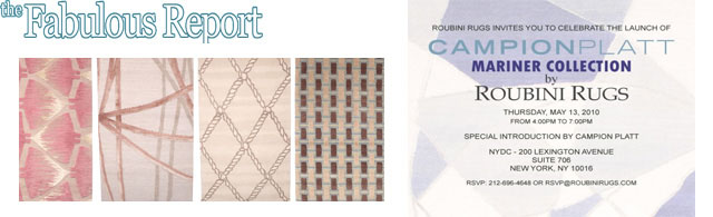 Campion Platt’s Mariner Collection by Roubini Rugs