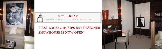 STYLEBEAT: First Look 2011 Kips Bay Designer Showhouse is now open