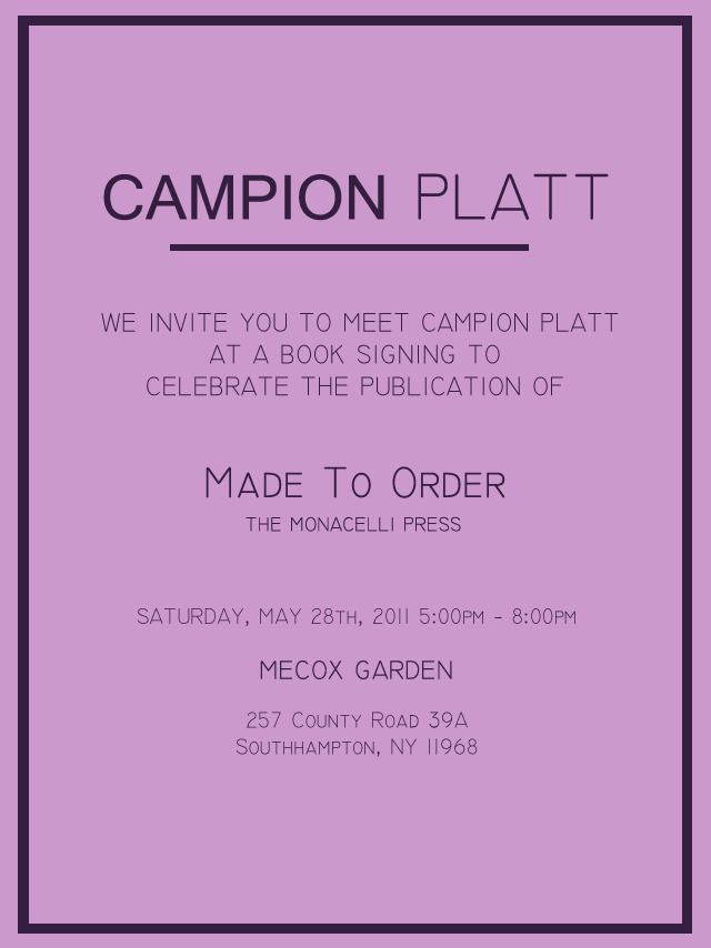 05/28 Mecox Garden Event