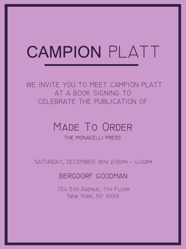 12/18 Bergdorf Goodman Event