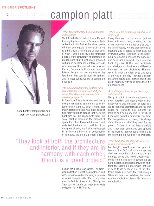Designer Look Book