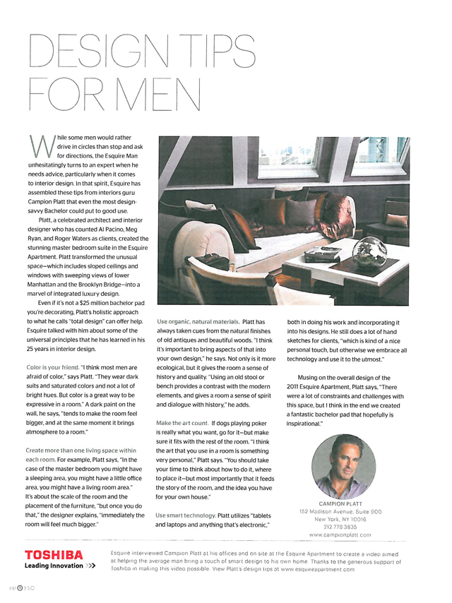 Design Tips for Men