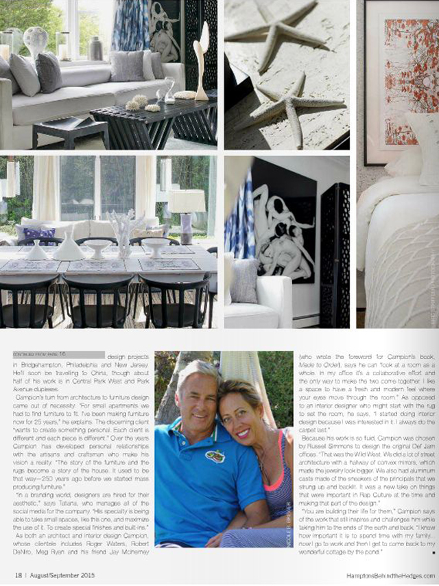 Beach Cottage Inside the Hampton home of Campion & Tatiana Platt