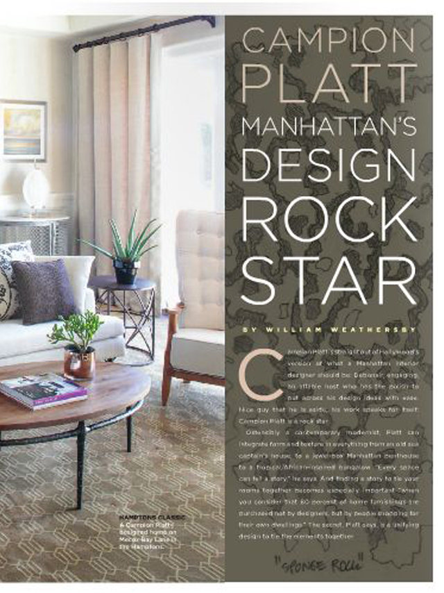 Campion Platt: The Tom Ford of Interior Design